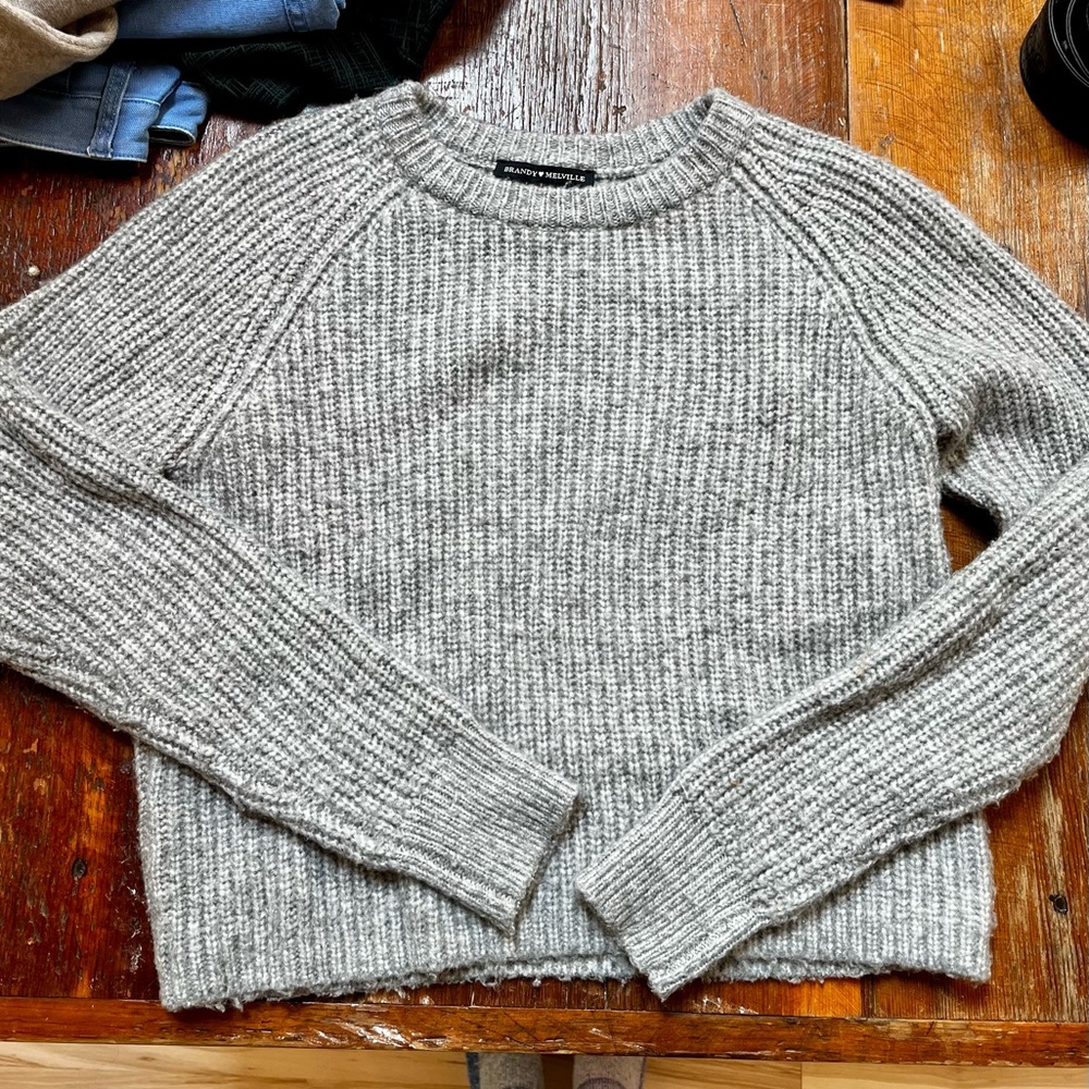 Grey Brandy Melville Sweater